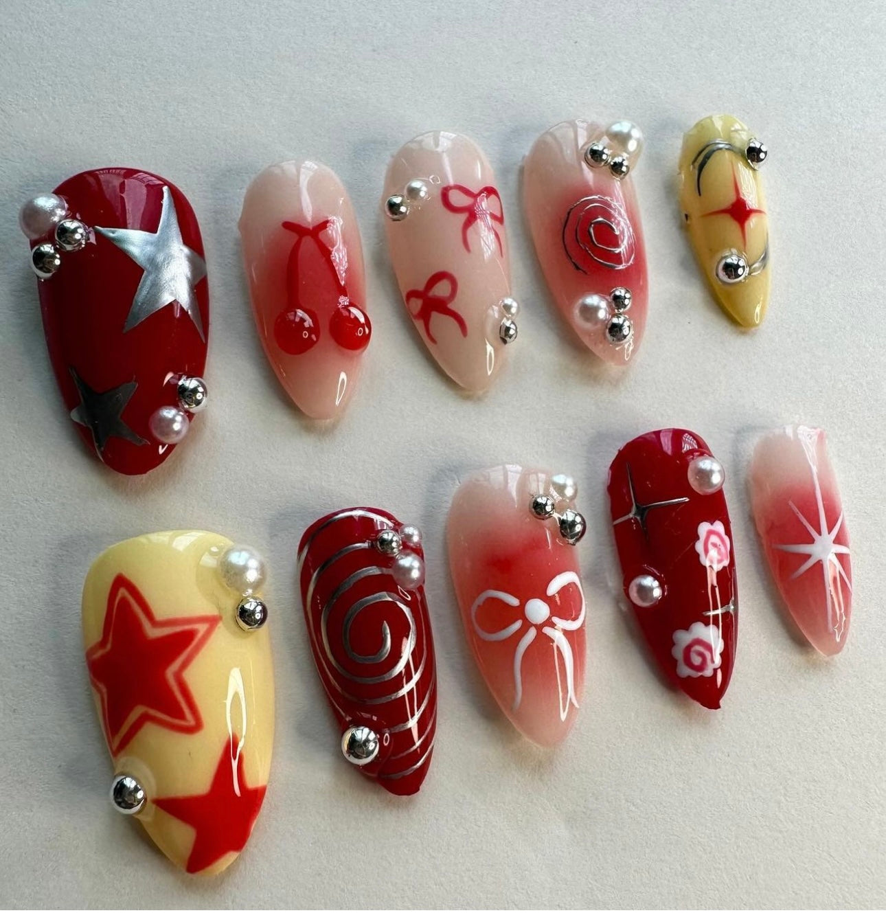 Press on nails| star girl set