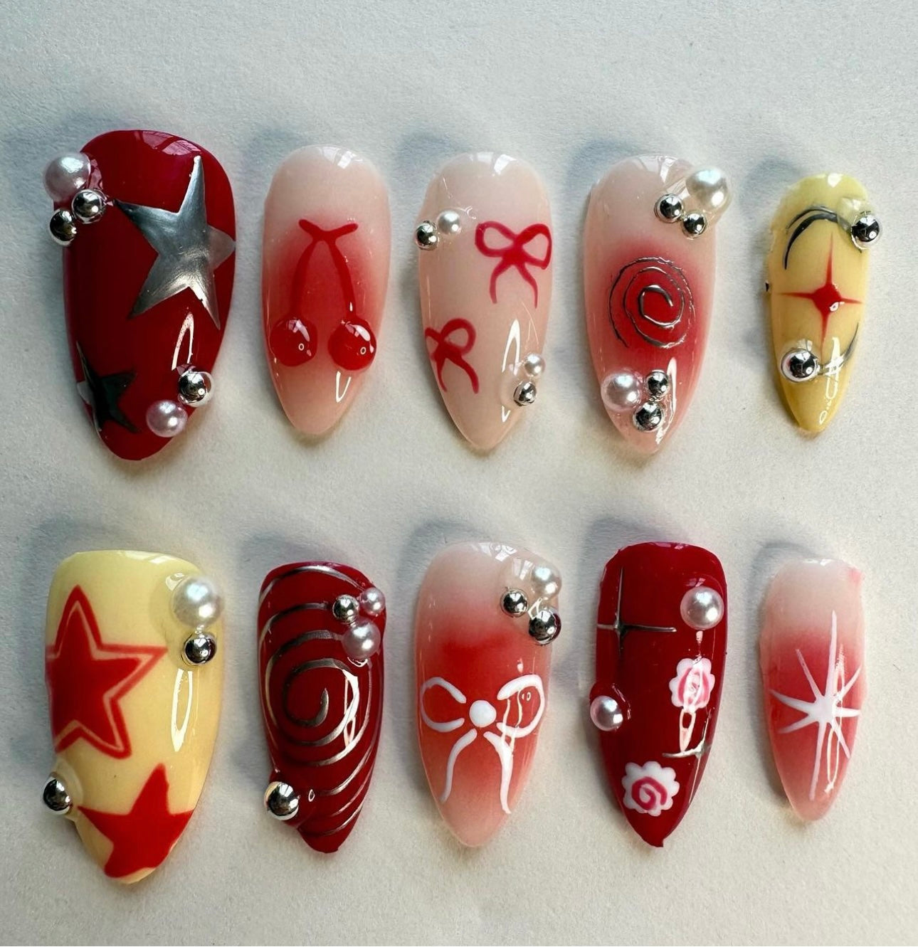 Press on nails| star girl set