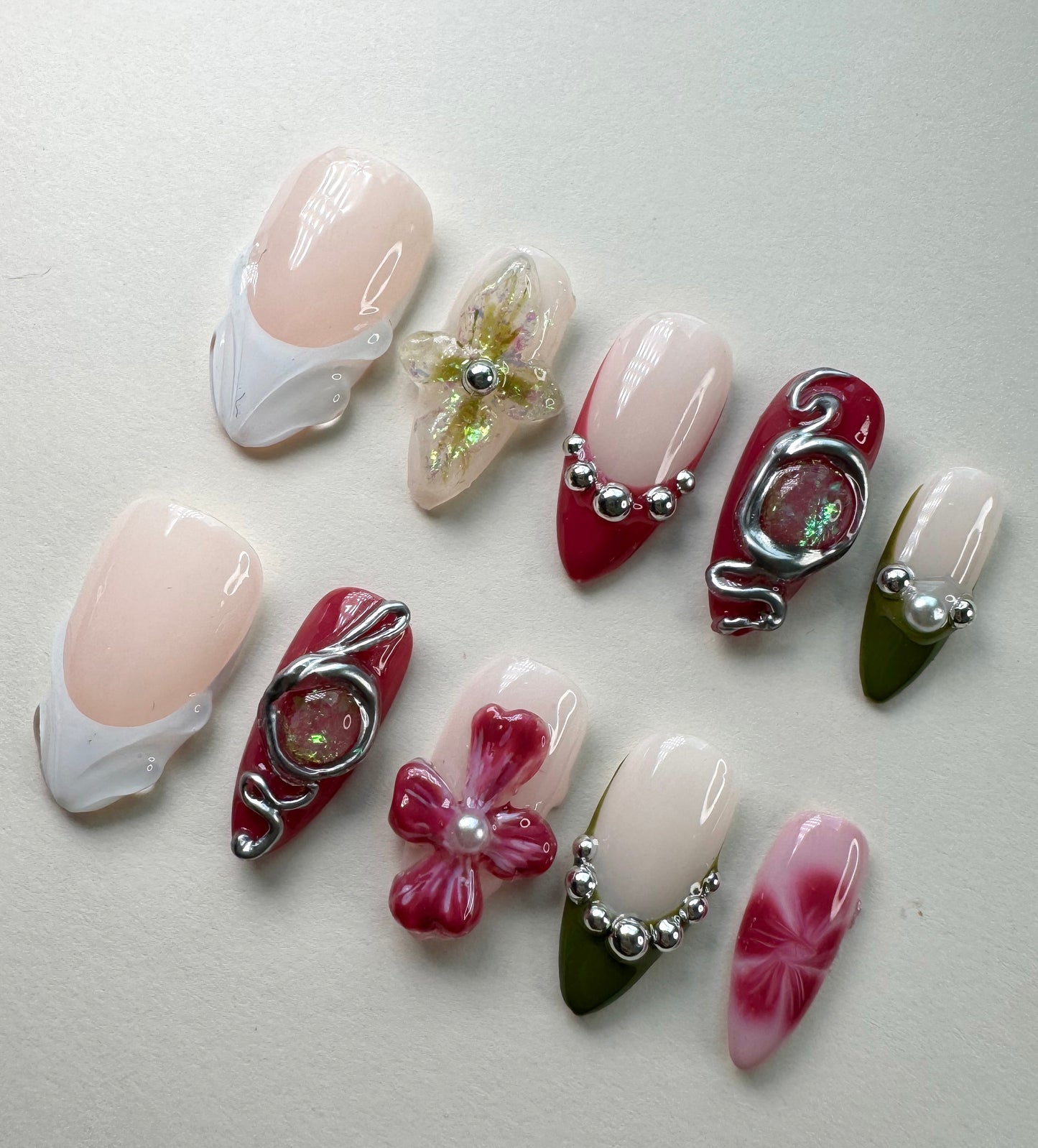 Press on nails| fairy core nails