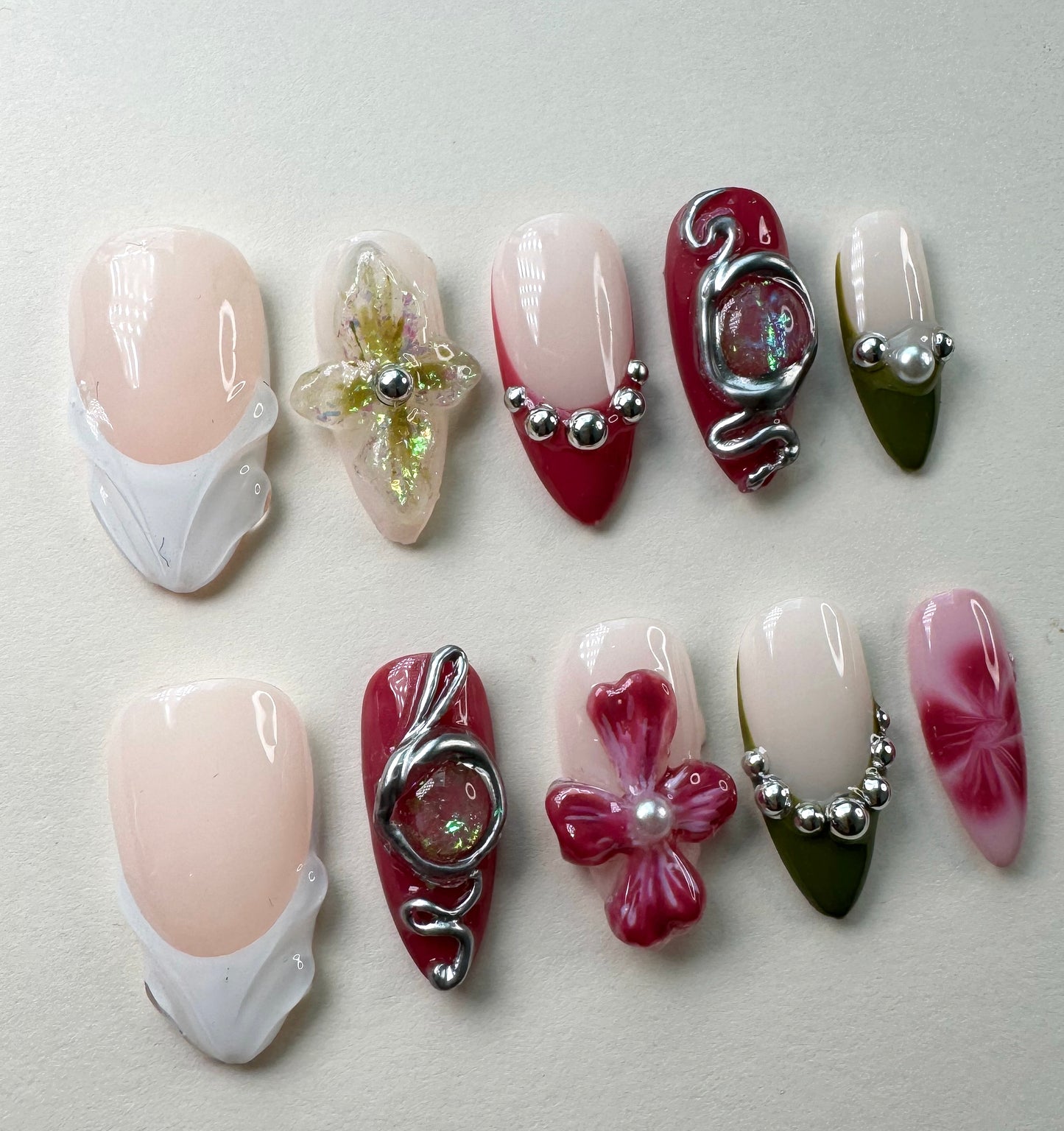 Press on nails| fairy core nails