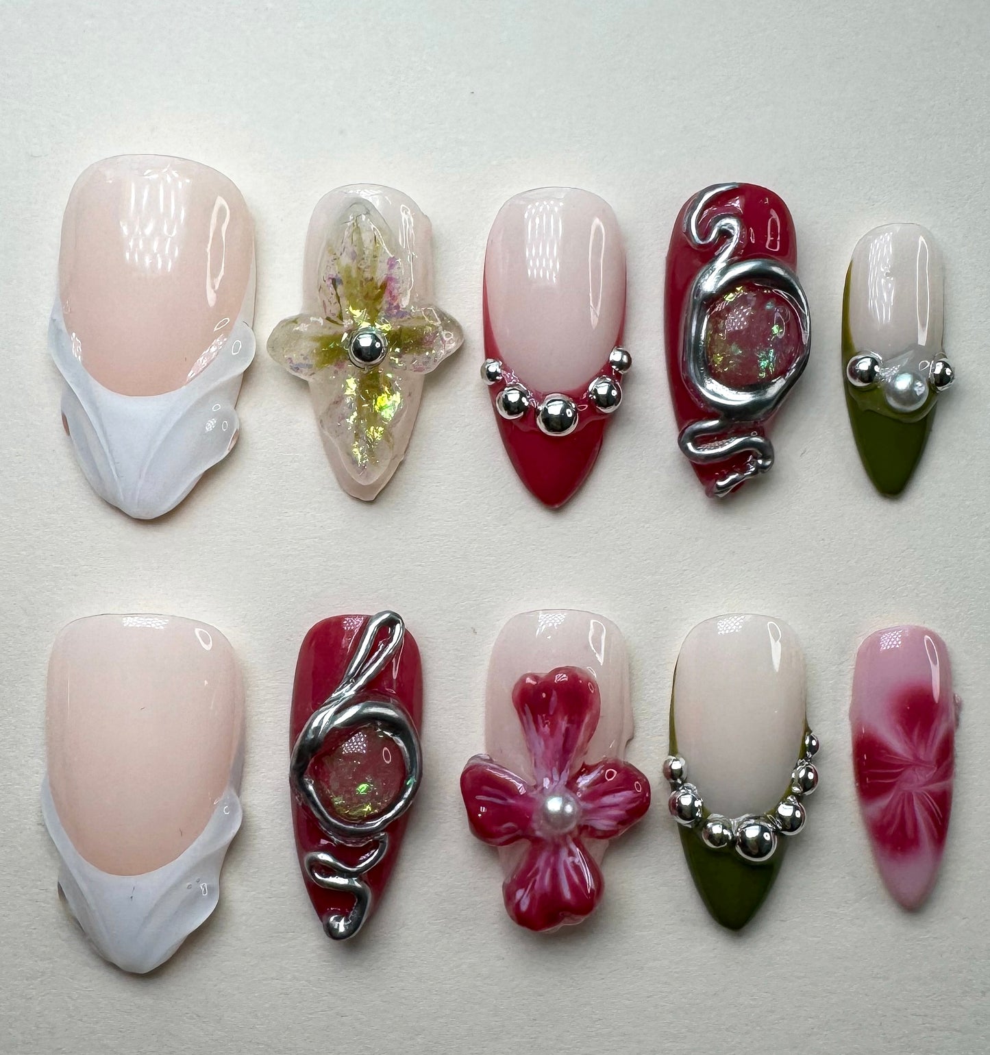 Press on nails| fairy core nails