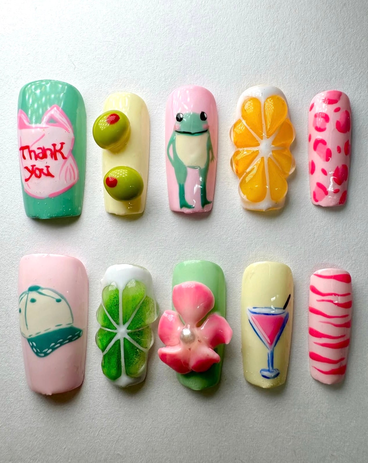 Press on nails| Happy go lucky