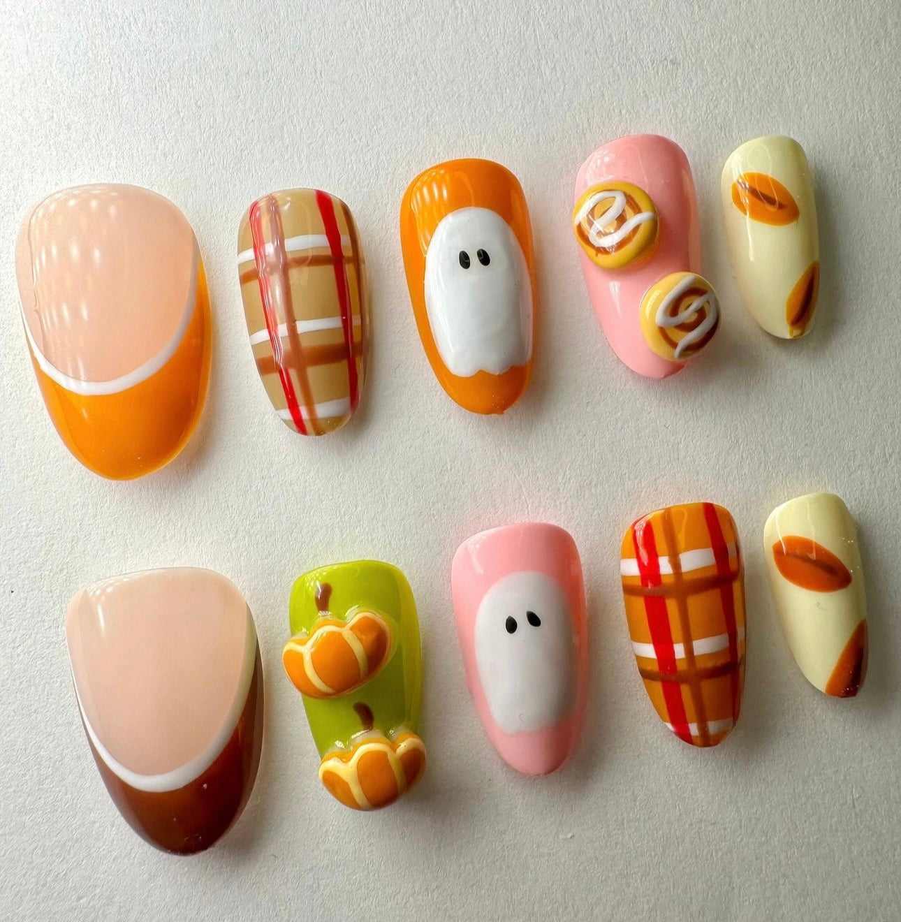 Press on nails| Hello Fall