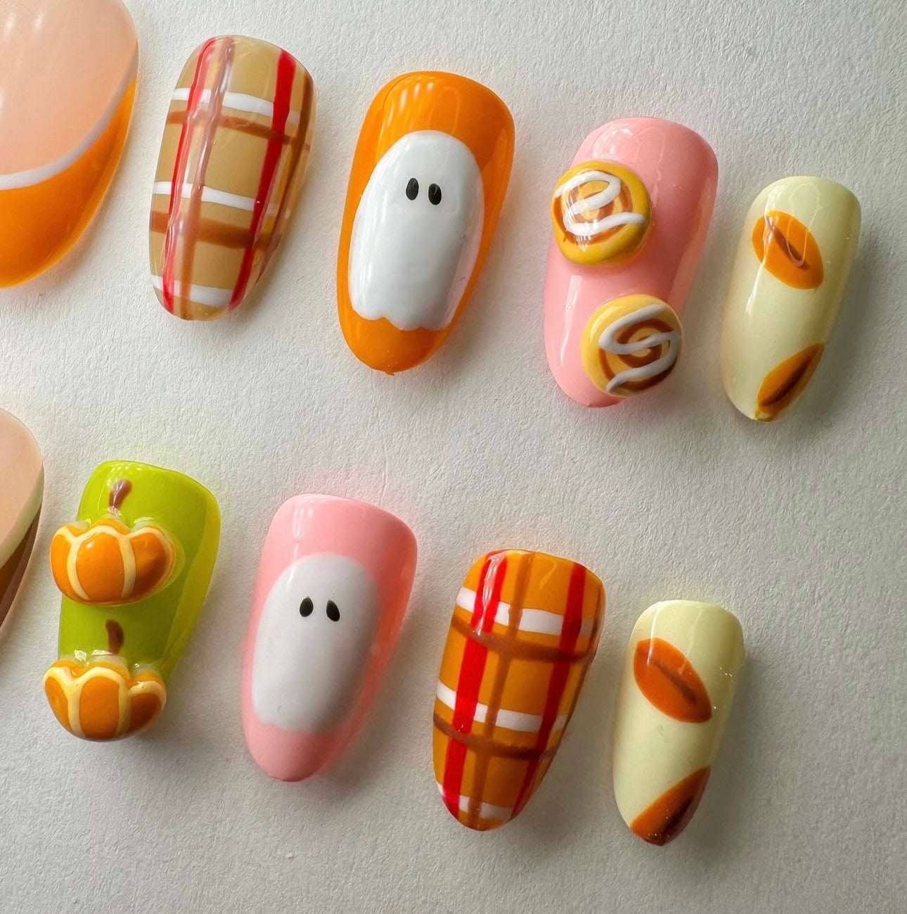 Press on nails| Hello Fall