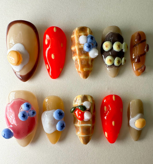 Press on nails| Brunch special set