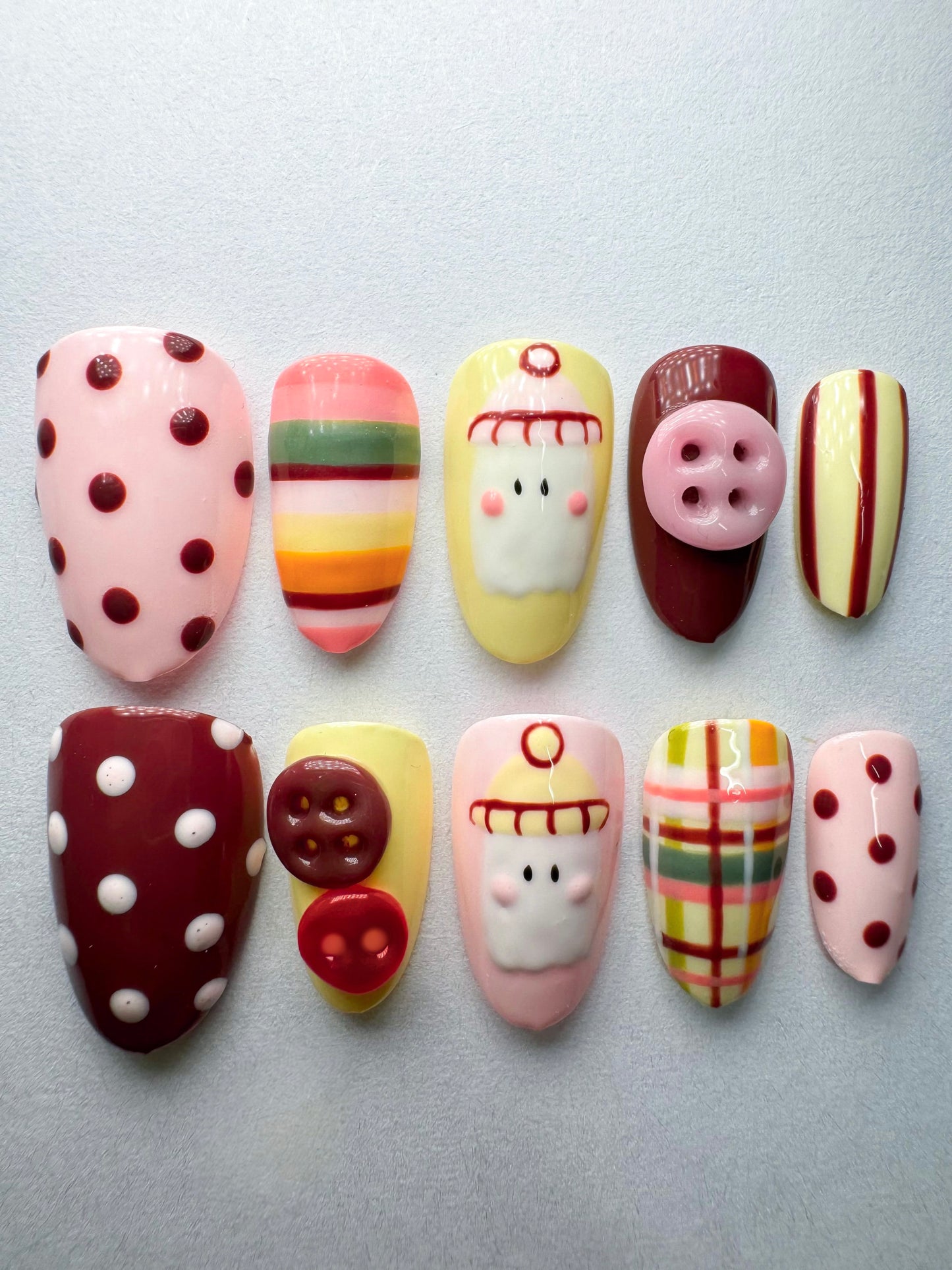 Press on nails| sweater weather