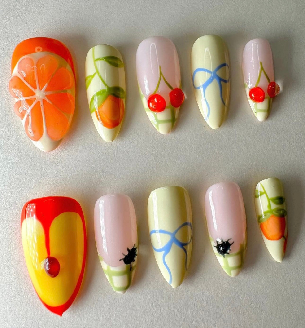 Press on nails| Spring is in the air set