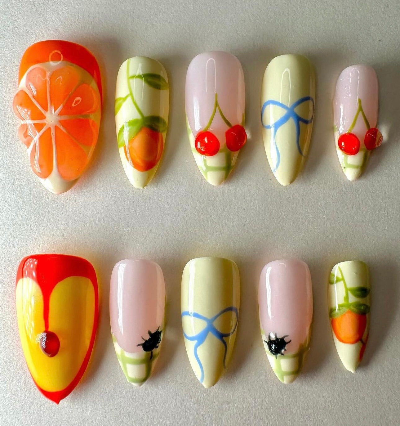 Press on nails| Spring is in the air set